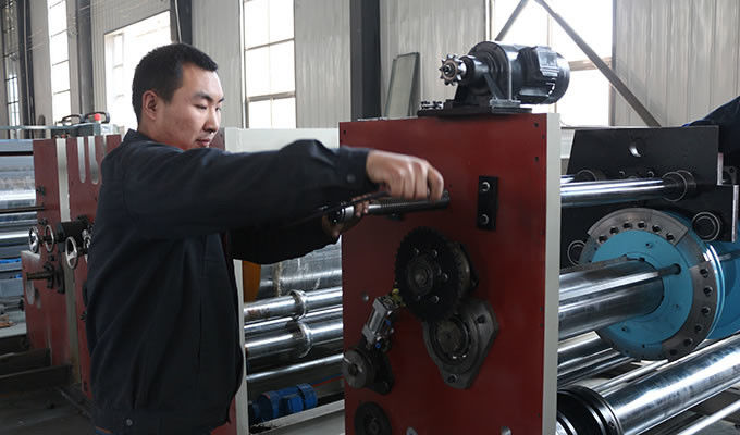 Hebei Jinguang Packing Machine CO.,LTD 공장 생산 라인