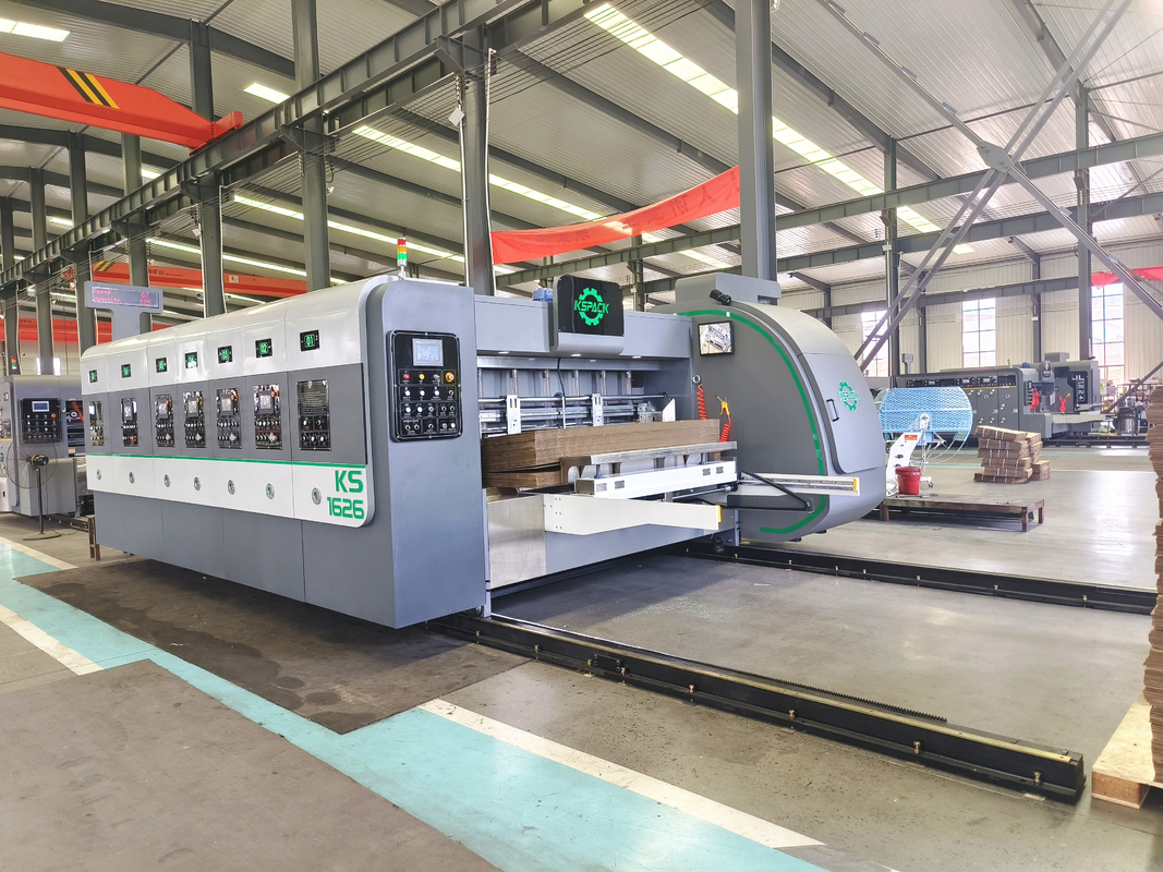 Full Computerized Flexo Corrugated Box Printing Machine 4 Color Printer Slotter Die Cutter Machine