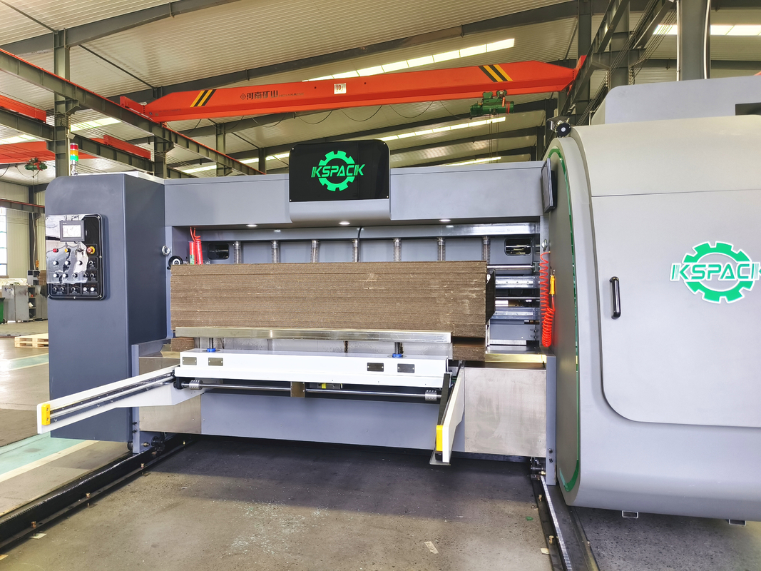 Full Computerized Flexo Corrugated Box Printing Machine 4 Color Printer Slotter Die Cutter Machine